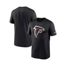 Mens Black Atlanta Falcons Legend Logo Performance T-shirt