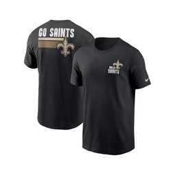 Mens Black New Orleans Saints Blitz Essential T-shirt