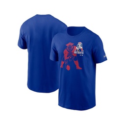 Mens Royal New England Patriots Logo Essential T-shirt