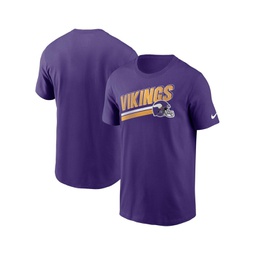 Mens Purple Minnesota Vikings Essential Blitz Lockup T-shirt