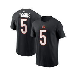 Mens Tee Higgins Black Cincinnati Bengals Player Name and Number T-shirt