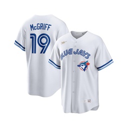 Mens Fred McGriff White Toronto Blue Jays Cooperstown Collection 2023 Hall of Fame Inline Replica Jersey