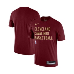 Mens Wine Cleveland Cavaliers 2023/24 Sideline Legend Performance Practice T-shirt