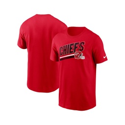 Mens Red Kansas City Chiefs Essential Blitz Lockup T-shirt
