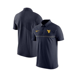 Mens Navy West Virginia Mountaineers 2023 Coaches Performance Polo Shirt