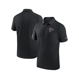 Mens Black Atlanta Falcons Sideline Coaches Performance Polo Shirt