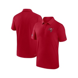 Mens Red Tampa Bay Buccaneers Sideline Coaches Performance Polo Shirt