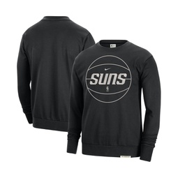 Mens Black Phoenix Suns 2023/24 Authentic Standard Issue Travel Performance Pullover Sweatshirt