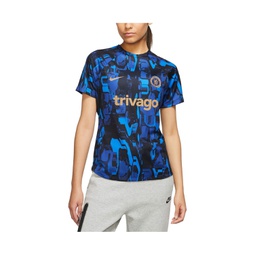Womens Navy Chelsea 2023/24 Home Academy Pro Pre-Match Jersey
