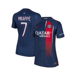 Womens Kylian Mbappe Navy Paris Saint-Germain 2023/24 Home Replica Player Jersey