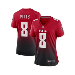 Womens Kyle Pitts Red Atlanta Falcons Alternate Game Jersey
