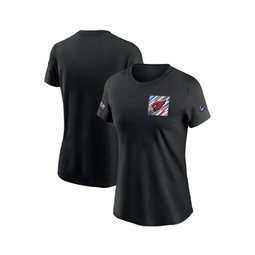 Womens Black Arizona Cardinals 2023 NFL Crucial Catch Sideline Tri-Blend T-shirt