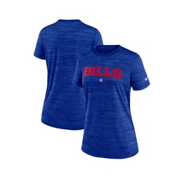 Womens Royal Buffalo Bills Sideline Velocity Performance T-shirt
