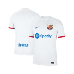 Mens White Barcelona 2023/24 Away Replica Jersey