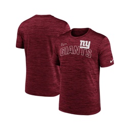 Mens Red New York Giants Velocity Arch Performance T-shirt