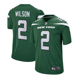 Mens Zach Wilson Gotham Green New York Jets Game Jersey