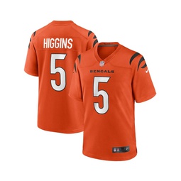 Mens Tee Higgins Orange Cincinnati Bengals Alternate Game Player Jersey