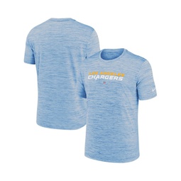 Mens Powder Blue Los Angeles Chargers Velocity Performance T-shirt