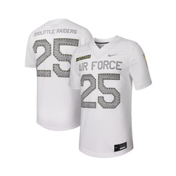 Mens #25 White Air Force Falcons Football Game Jersey