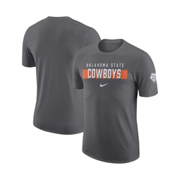 Mens Charcoal Oklahoma State Cowboys Campus Gametime T-shirt