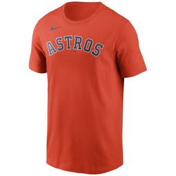 Houston Astros Mens Swoosh Wordmark T-Shirt