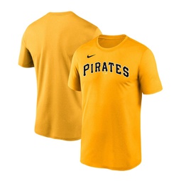 Mens Gold Pittsburgh Pirates Wordmark Legend T-shirt