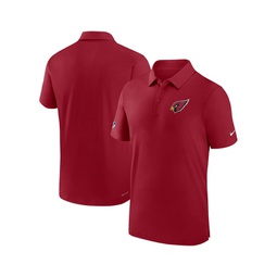 Mens Cardinal Arizona Cardinals Sideline Coaches Performance Polo Shirt