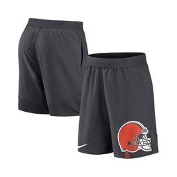 Mens Anthracite Cleveland Browns Stretch Performance Shorts