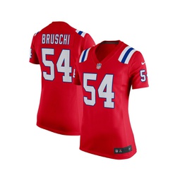Womens Tedy Bruschi Red New England Patriots Retired Game Jersey