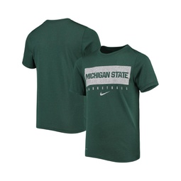 Big Boys Green Michigan State Spartans Legend Basketball Practice Performance T-shirt