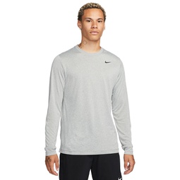 Mens Relaxed-Fit Long-Sleeve Fitness T-Shirt