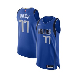 Mens Luka Doncic Blue Dallas Mavericks 2020/21 Authentic Jersey - Icon Edition