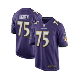 Mens Jonathan Ogden Purple Baltimore Ravens Game Retired Player Jersey