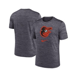 Mens Black Baltimore Orioles Logo Velocity Performance T-shirt