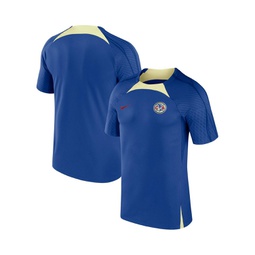 Mens Blue Club America Strike Raglan Performance Top