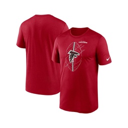 Mens Red Atlanta Falcons Legend Icon Performance T-shirt