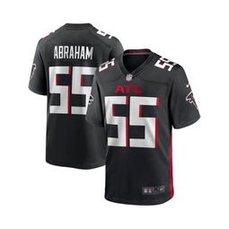 Mens John Abraham Black Atlanta Falcons Game Retired Player Jersey