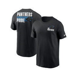 Mens Black Carolina Panthers Blitz Essential T-shirt