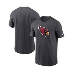 Mens Charcoal Arizona Cardinals Primary Logo T-shirt