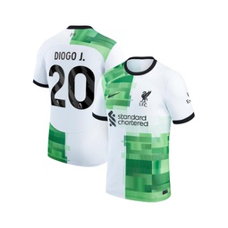 Mens Diogo Jota White Liverpool 2023/24 Away Replica Player Jersey