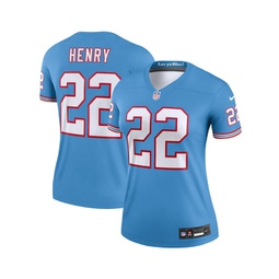 Womens Derrick Henry Light Blue Tennessee Titans Oilers Throwback Legend Jersey