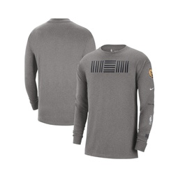 Mens Charcoal Memphis Grizzlies 2023/24 City Edition Max90 Expressive Long Sleeve T-shirt