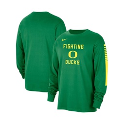 Mens Green Oregon Ducks Slam Dunk Long Sleeve T-shirt