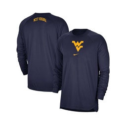 Mens Navy West Virginia Mountaineers Basketball Spotlight Performance Raglan T-shirt