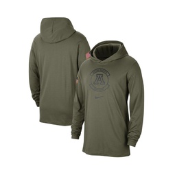 Mens Olive Arizona Wildcats Military-Inspired Pack Long Sleeve Hoodie T-shirt
