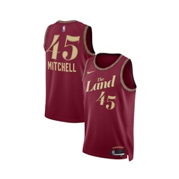 Mens and Womens Donovan Mitchell Wine Cleveland Cavaliers 2023/24 Swingman Jersey - City Edition