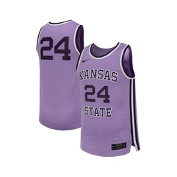 Mens # Lavender Kansas State Wildcats Replica Basketball Jersey