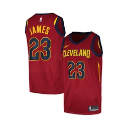 Mens LeBron James Wine Cleveland Cavaliers Swingman Player Jersey - Icon Edition