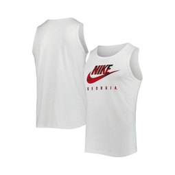 Mens White Georgia Bulldogs Spring Break Futura Performance Tank Top