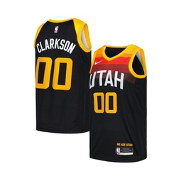 Mens Jordan Clarkson Black Utah Jazz Swingman Player Jersey - City Edition